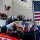 Supporters of President Donald Trump clash with police during a riot at the Capitol on Jan. 6, 2021, in Washington, DC.
